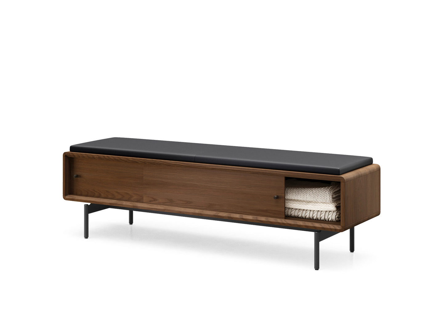 BDi Linq Storage Bench | Leather Cushion