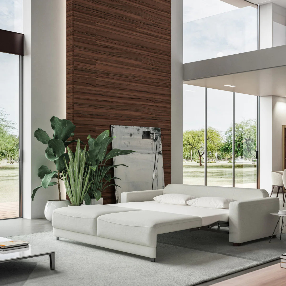 Luonto Belton King Size Sofa Sleeper Manual & Power Collection