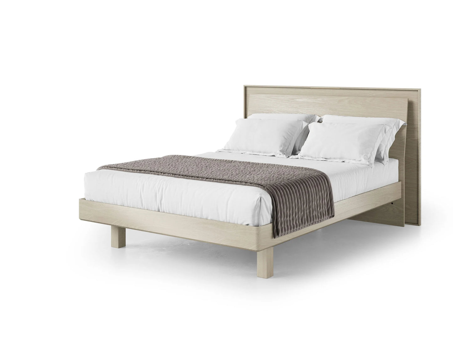 BDi KAVA 9617 Queen Bed in Washed Oak