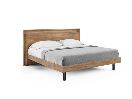 BDi Up-LINQ | King Bed in Natural Walnut