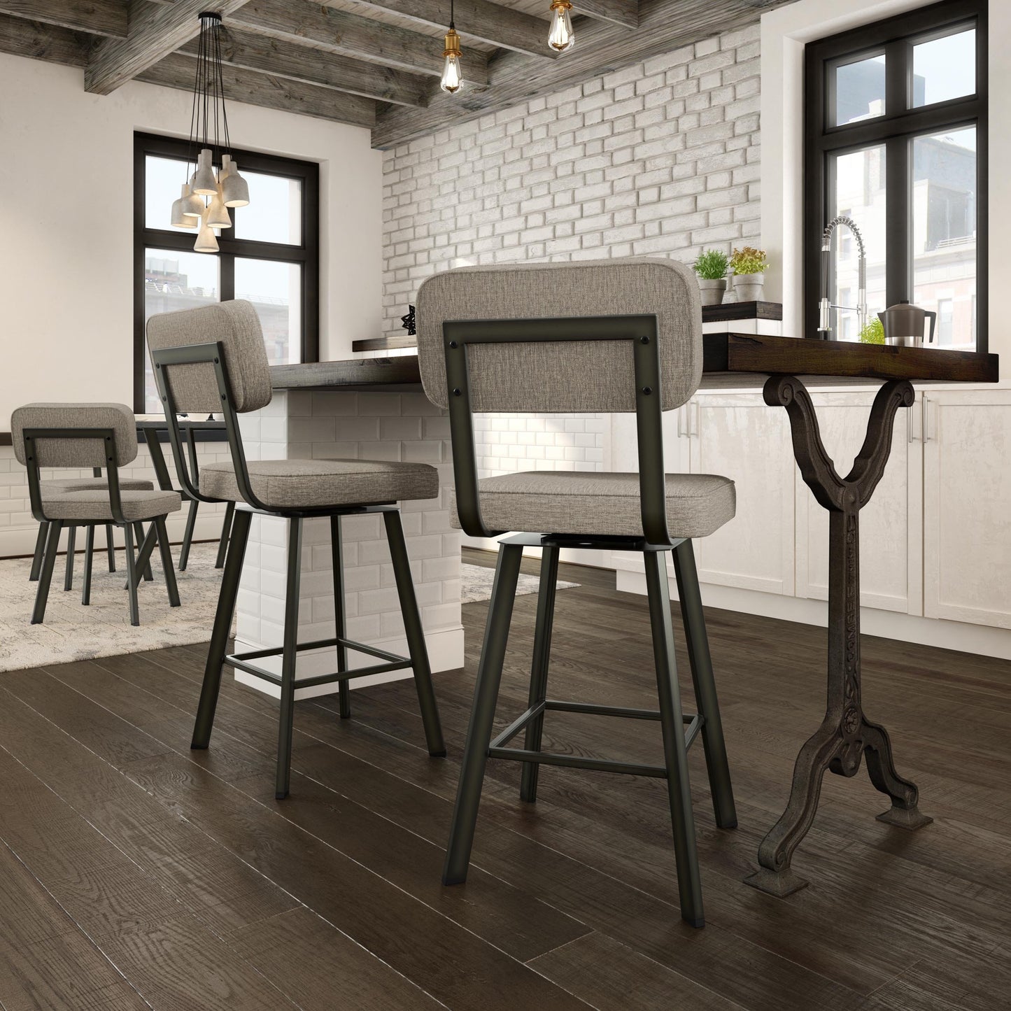 Brixton Swivel Counter Stool - Affordable Modern Furniture at By Design