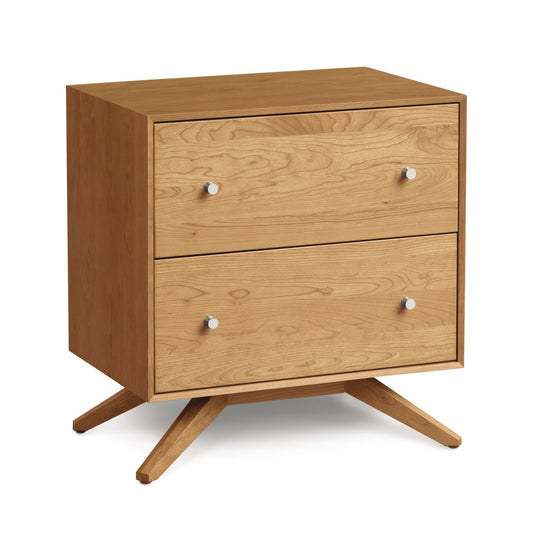 Astrid Two Drawer Nightstand by Copeland Furniture - Affordable Modern Furniture at By Design