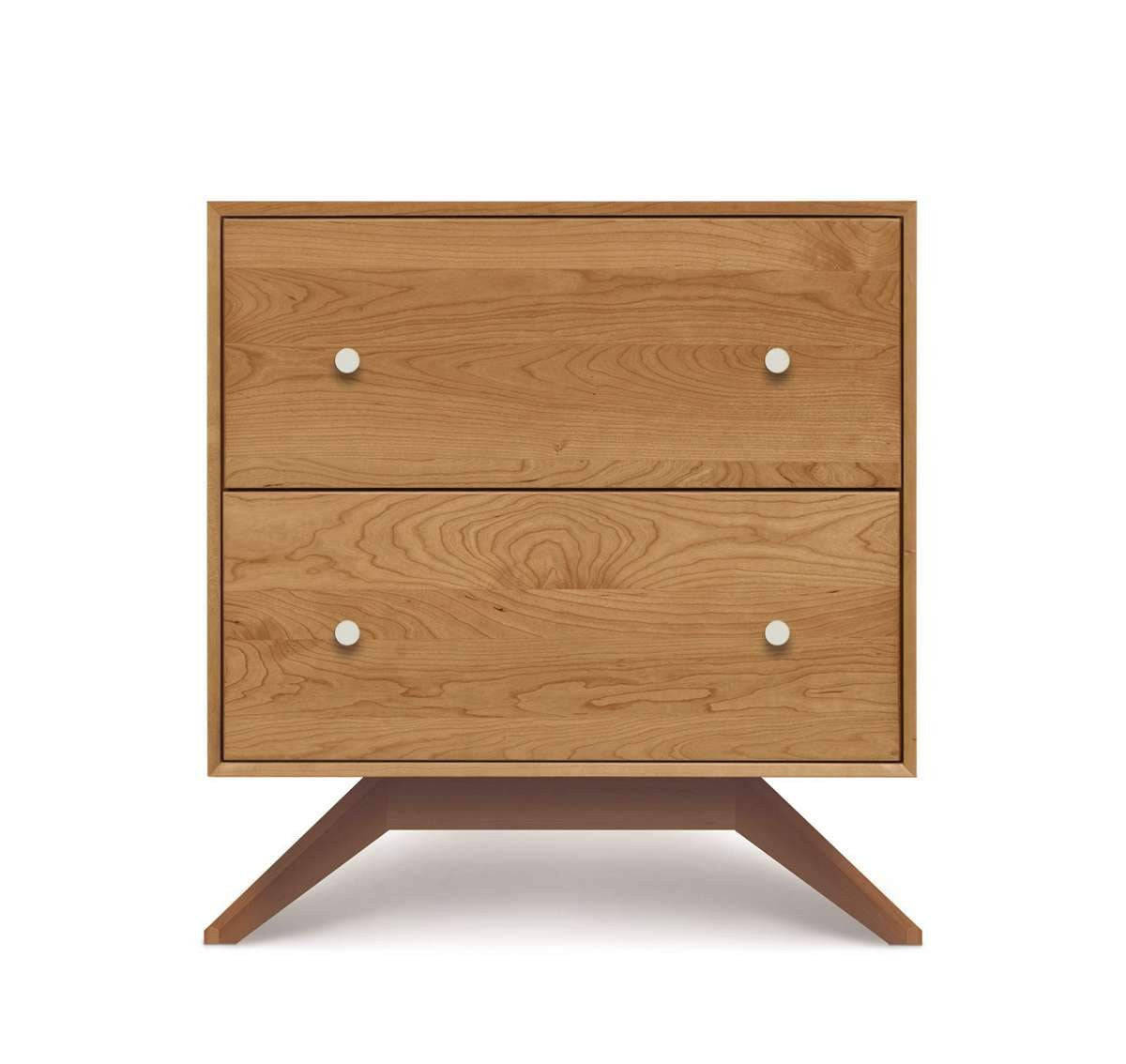 Astrid Two Drawer Nightstand by Copeland Furniture - Affordable Modern Furniture at By Design