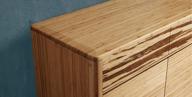 Azara Dining Table by Greenington - Caramelized Bamboo - Affordable Modern Furniture at By Design