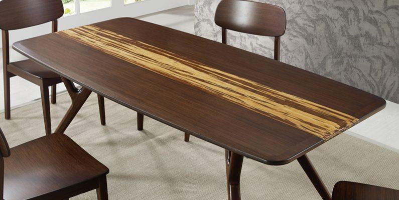 Azara Dining Table Set by Greenington - Exotic Bamboo - Affordable Modern Furniture at By Design