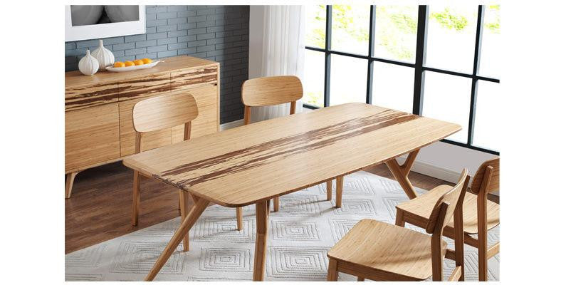 Azara Dining Table by Greenington - Caramelized Bamboo - Affordable Modern Furniture at By Design