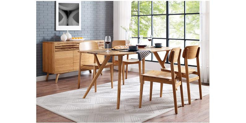 Azara Dining Table by Greenington - Caramelized Bamboo - Affordable Modern Furniture at By Design