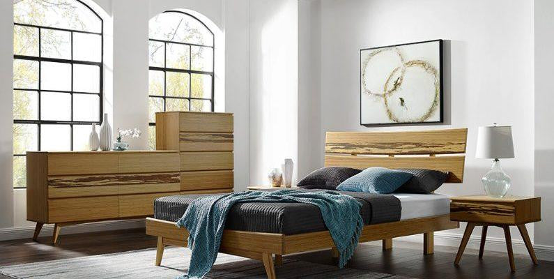 Azara Bedroom Furniture Set - Caramelized Finish - Affordable Modern Furniture at By Design
