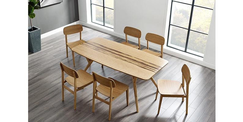 Azara Dining Table by Greenington - Caramelized Bamboo - Affordable Modern Furniture at By Design