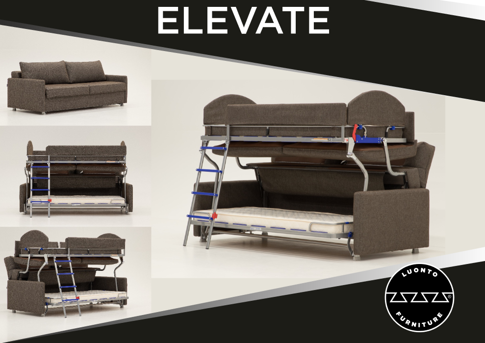 Luonto Elevate Bunk Bed Sofa Sleeper Collection