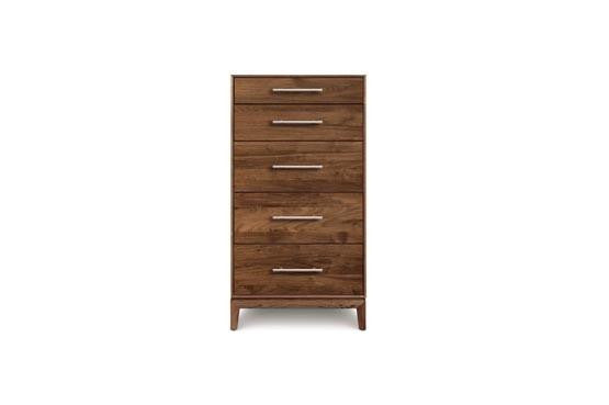 Mansfield 5 Drawer Narrow Chest by Copeland Furniture - Affordable Modern Furniture at By Design