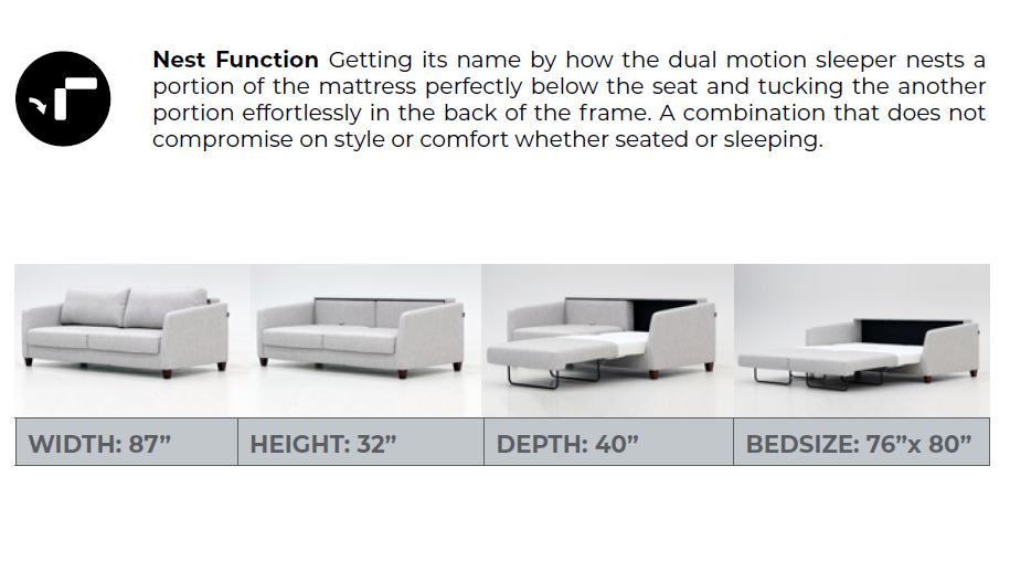 Luonto Monika Sofa Sleeper Collection