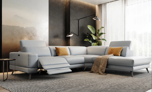 Garrett Power Reclining Sectional by Moroni Inc