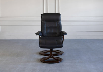 H2 Seating NorSit BRAVO Leather Recliner with Ottoman (QS)