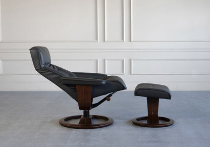 H2 Seating NorSit BRAVO Leather Recliner with Ottoman (QS)