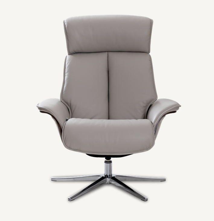 IMG Norway Space 55.58 Chair and Ottoman Set - Sauvage Dove Grey IMG Norway Space 55.58 Chair and Ottoman Set - Sauvage Dove Grey