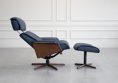 H2 Seating MILAN Leather Recliner with Ottoman (QS)