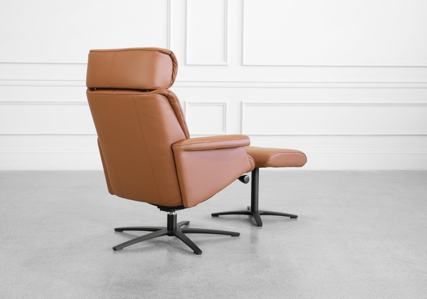 H2 Seating STERLING Leather Recliner with Ottoman (QS)