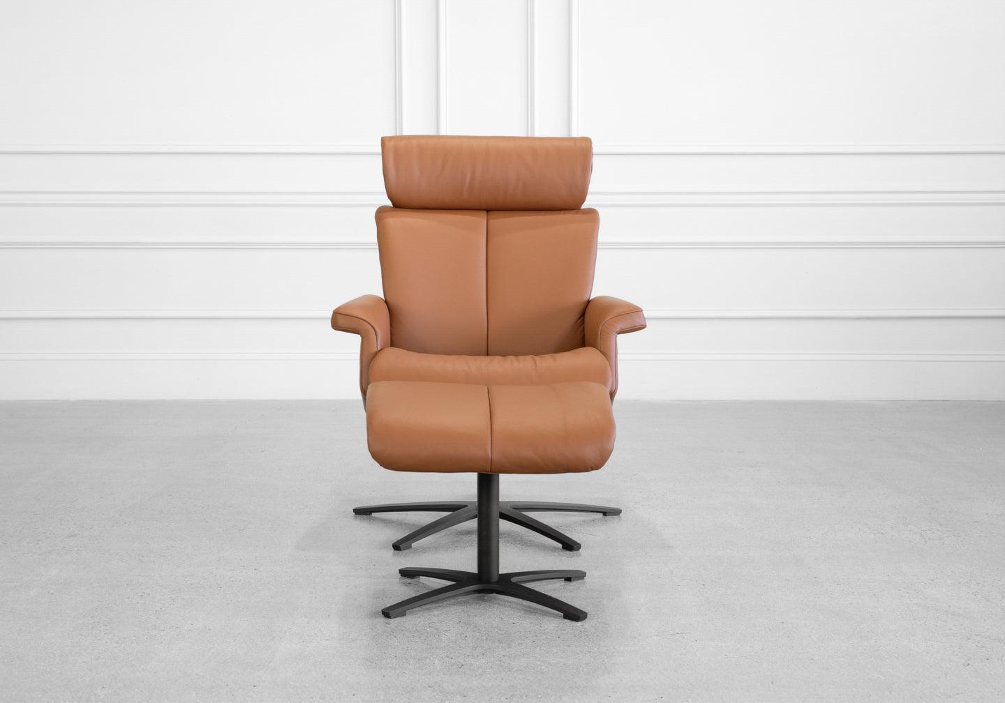 H2 Seating STERLING Leather Recliner with Ottoman (QS)