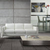 Moroni Tobia 351 Sofa in White, Top grain leather - Affordable Modern Furniture at By Design 