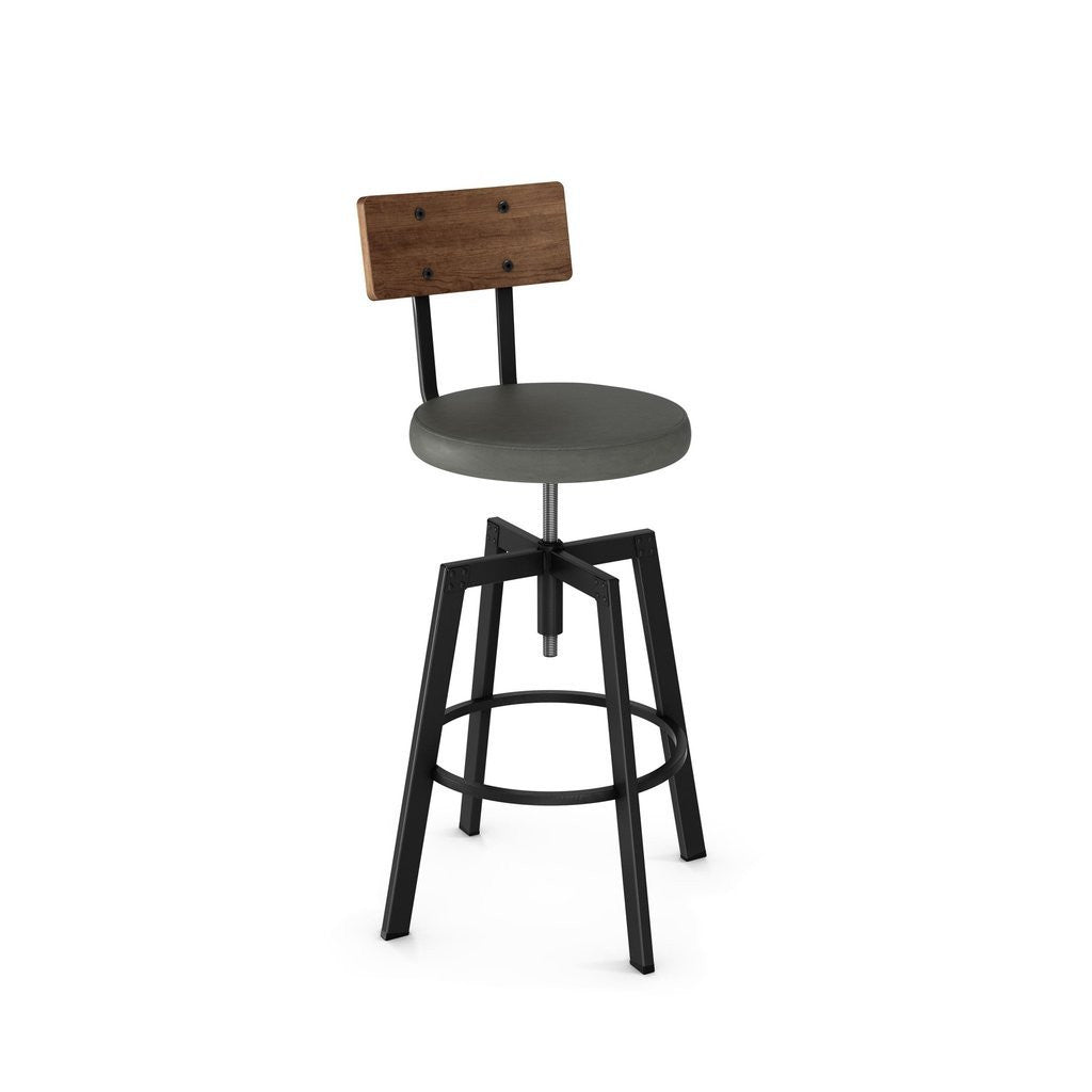 Amisco Architect Screw Stool - Adustable - Affordable Modern Furniture at By Design 