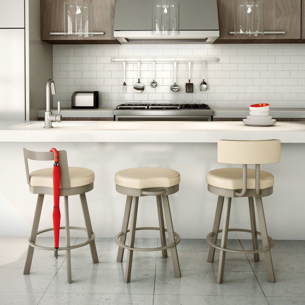 Amisco Barry Swivel Counter Stool - Affordable Modern Furniture at By Design 