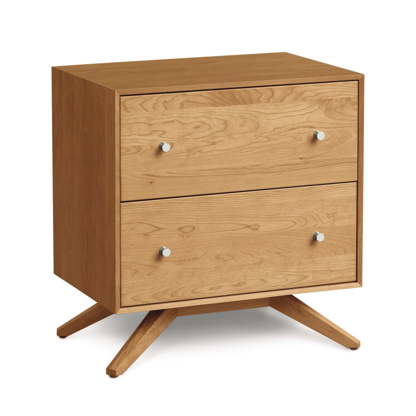 Astrid Two Drawer Nightstand by Copeland Furniture - Affordable Modern Furniture at By Design 