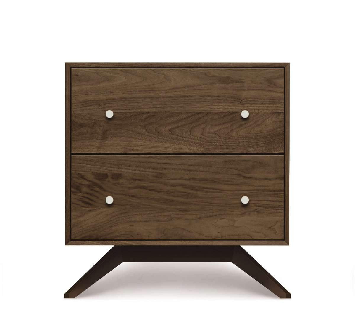 Astrid Two Drawer Nightstand by Copeland Furniture - Affordable Modern Furniture at By Design 