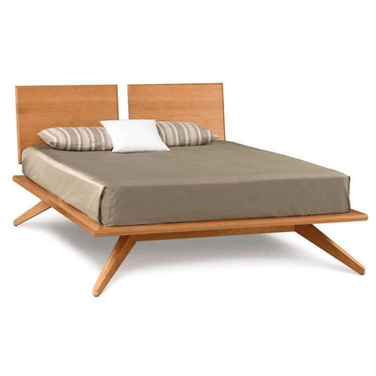 Astrid Bed With Two Adjustable Headboards by Copeland Furniture (In-stock colors) - Affordable Modern Furniture at By Design 