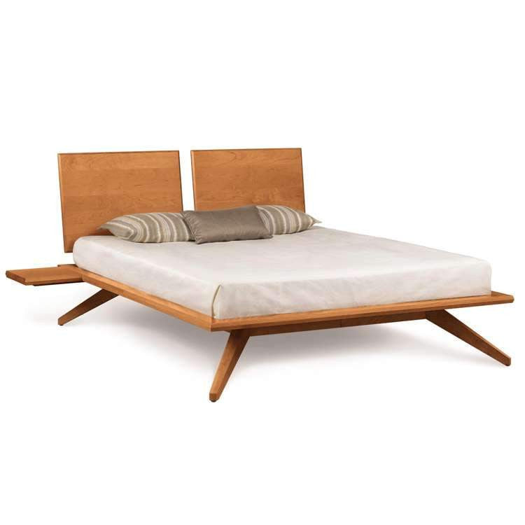 Astrid Bed With Two Adjustable Headboards by Copeland Furniture (In-stock colors) - Affordable Modern Furniture at By Design 