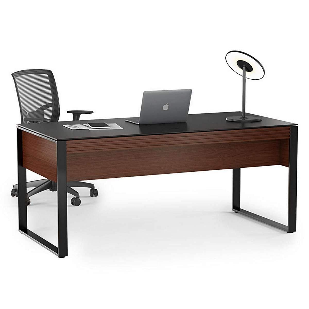 BDi Corridor™ 6521 Desk - Charcoal Stained Ash - Affordable Modern Furniture at By Design 