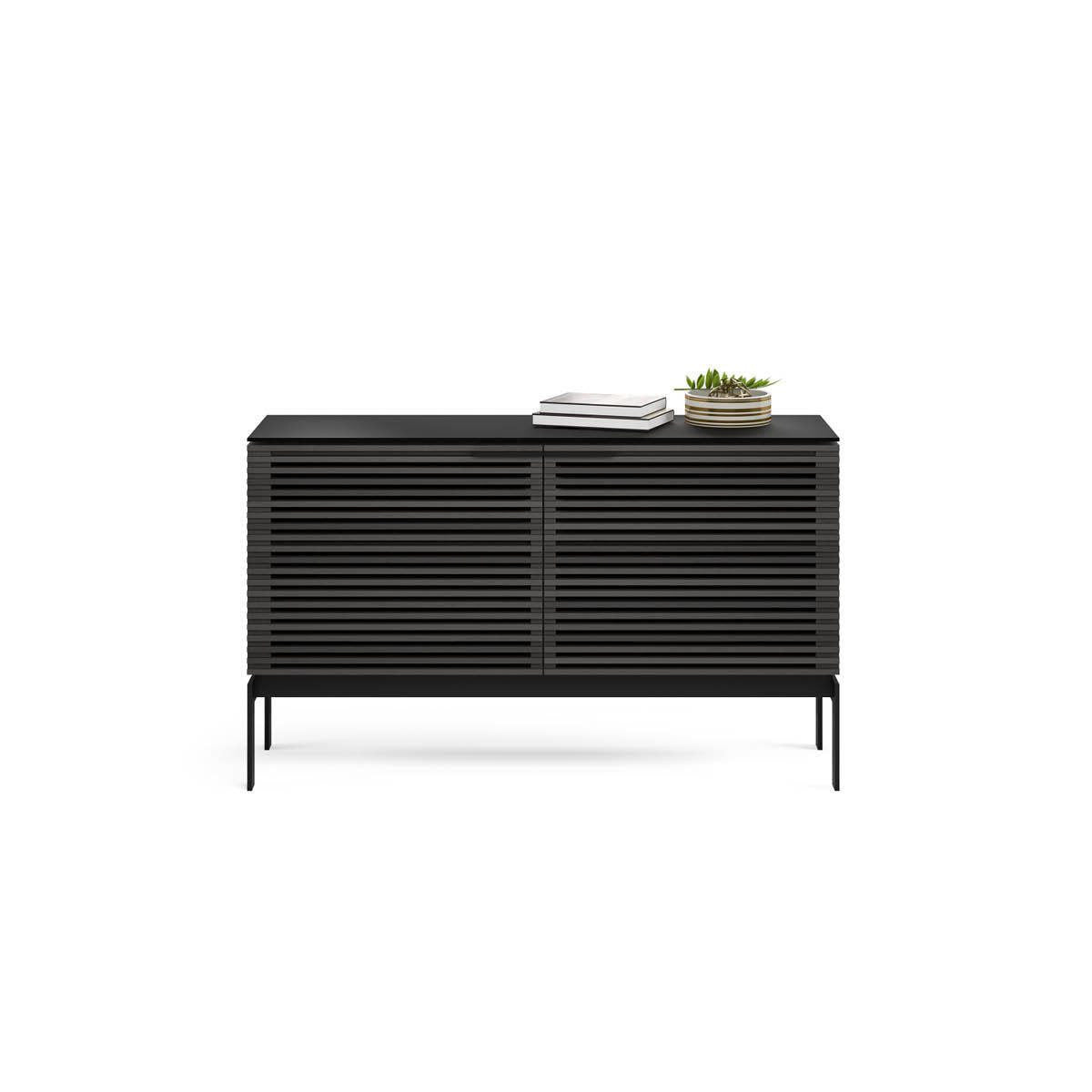 BDi Corridor® SV 7128 - Double Cabinet - Charcoal Stained Ash - Affordable Modern Furniture at By Design 