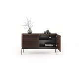 BDi Corridor® SV 7128 - Double Cabinet - Charcoal Stained Ash - Affordable Modern Furniture at By Design 