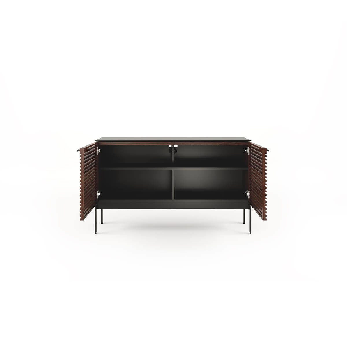 BDi Corridor® SV 7128 - Double Cabinet - Charcoal Stained Ash - Affordable Modern Furniture at By Design 