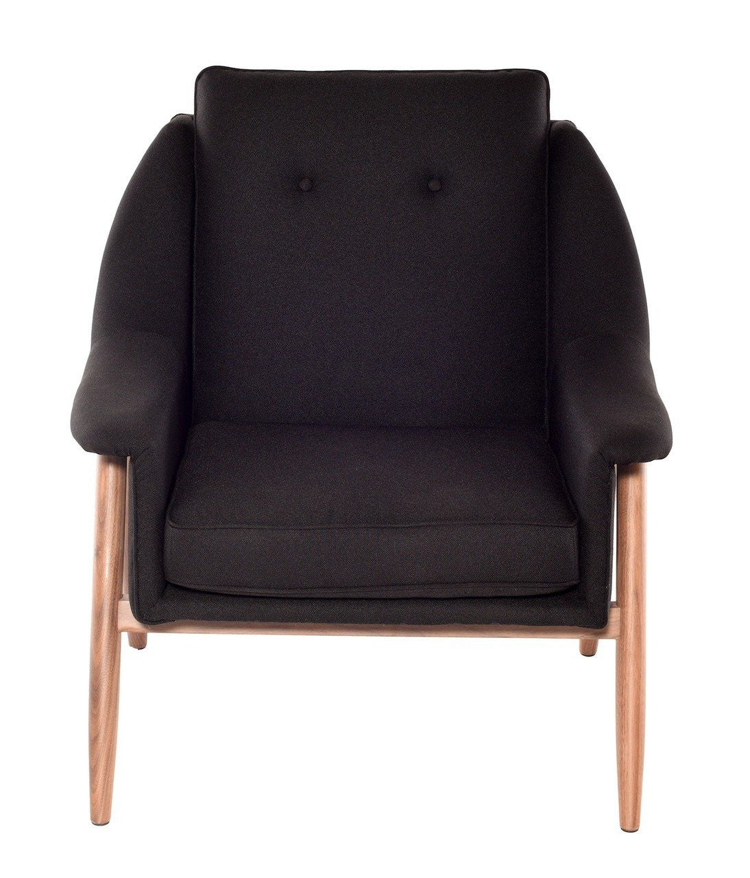 Grace Occasional Chair in Walnut by Nuevo + 4 colors - Affordable Modern Furniture at By Design 