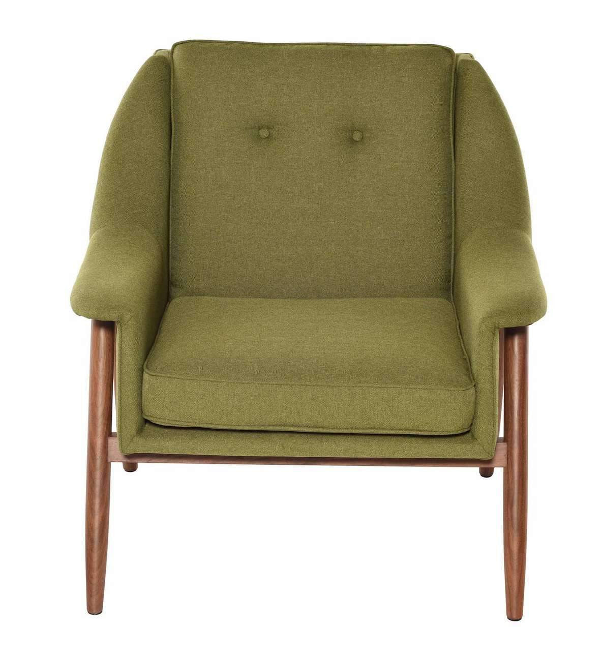 Grace Occasional Chair in Walnut by Nuevo + 4 colors - Affordable Modern Furniture at By Design 
