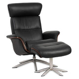 Space 55.55 High-Back Chair and Ottoman by IMG Norway - Affordable Modern Furniture at By Design 
