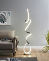 Lori LED Floor Lamp - SILVER - Affordable Modern Furniture at By Design 