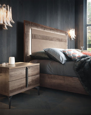 ALF Matera Italian Bedroom Set W/LED - Affordable Modern Furniture at By Design 