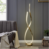 Riva LED Floor Lamp - GOLD - Affordable Modern Furniture at By Design 