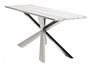 Iris Console Table - Marble Top - Affordable Modern Furniture at By Design 