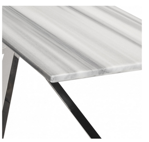 Iris Console Table - Marble Top - Affordable Modern Furniture at By Design 