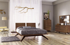 Astrid Bed With Two Adjustable Headboards by Copeland Furniture (In-stock colors) - Affordable Modern Furniture at By Design 