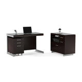 Sequel File Pedestal 6007-2 by BDi - Walnut