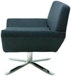 Sly Swivel Lounge Chair in Dark Grey Wool by Nuevo - HGDJ742 - Affordable Modern Furniture at By Design 
