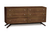 Astrid Bed with Adjustable Headboard by Copeland Furniture