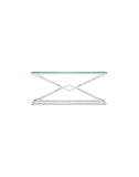 Lievo Chandler Console Table - Polished steel - Affordable Modern Furniture at By Design 