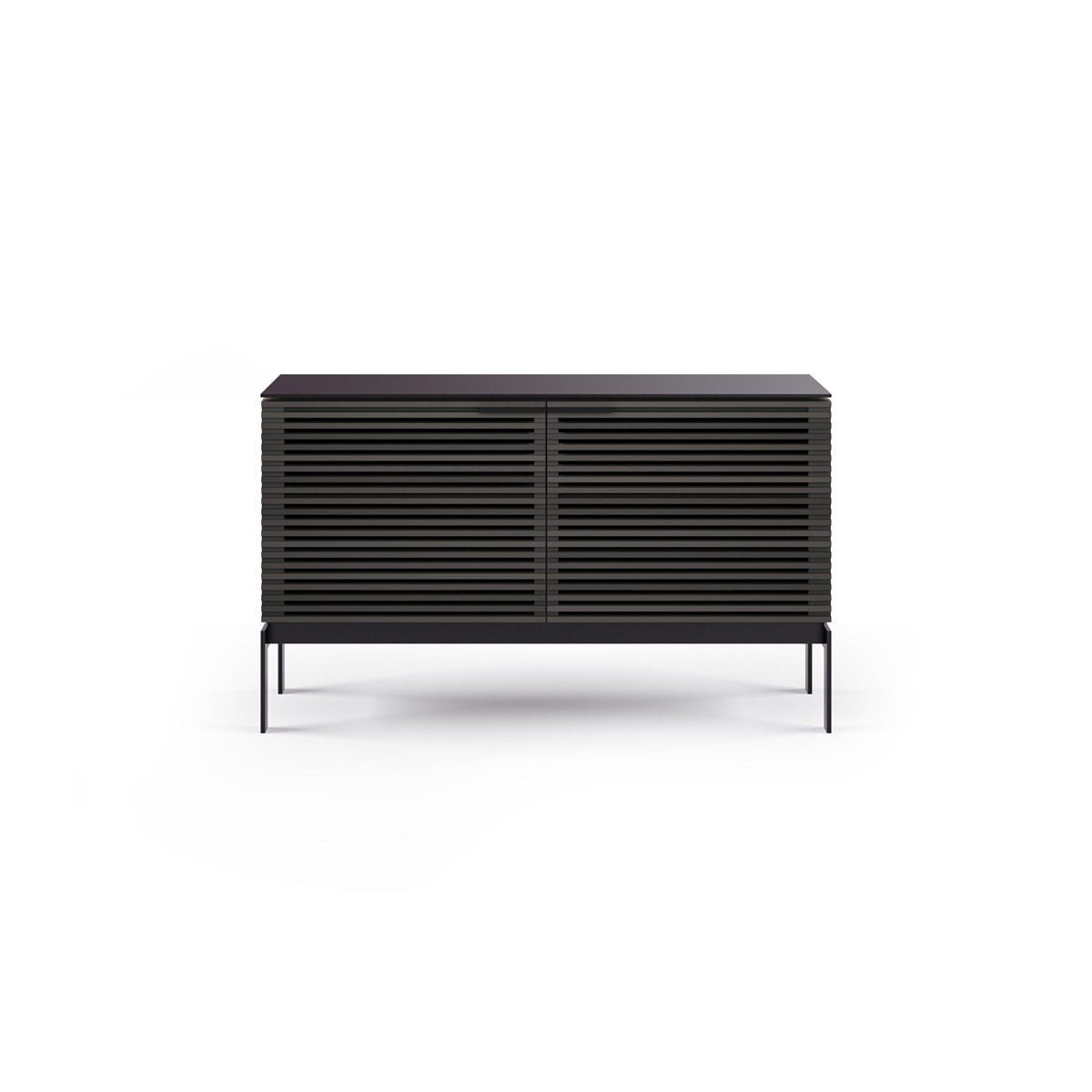 BDi Corridor® SV 7128 - Double Cabinet - Charcoal Stained Ash - Affordable Modern Furniture at By Design 