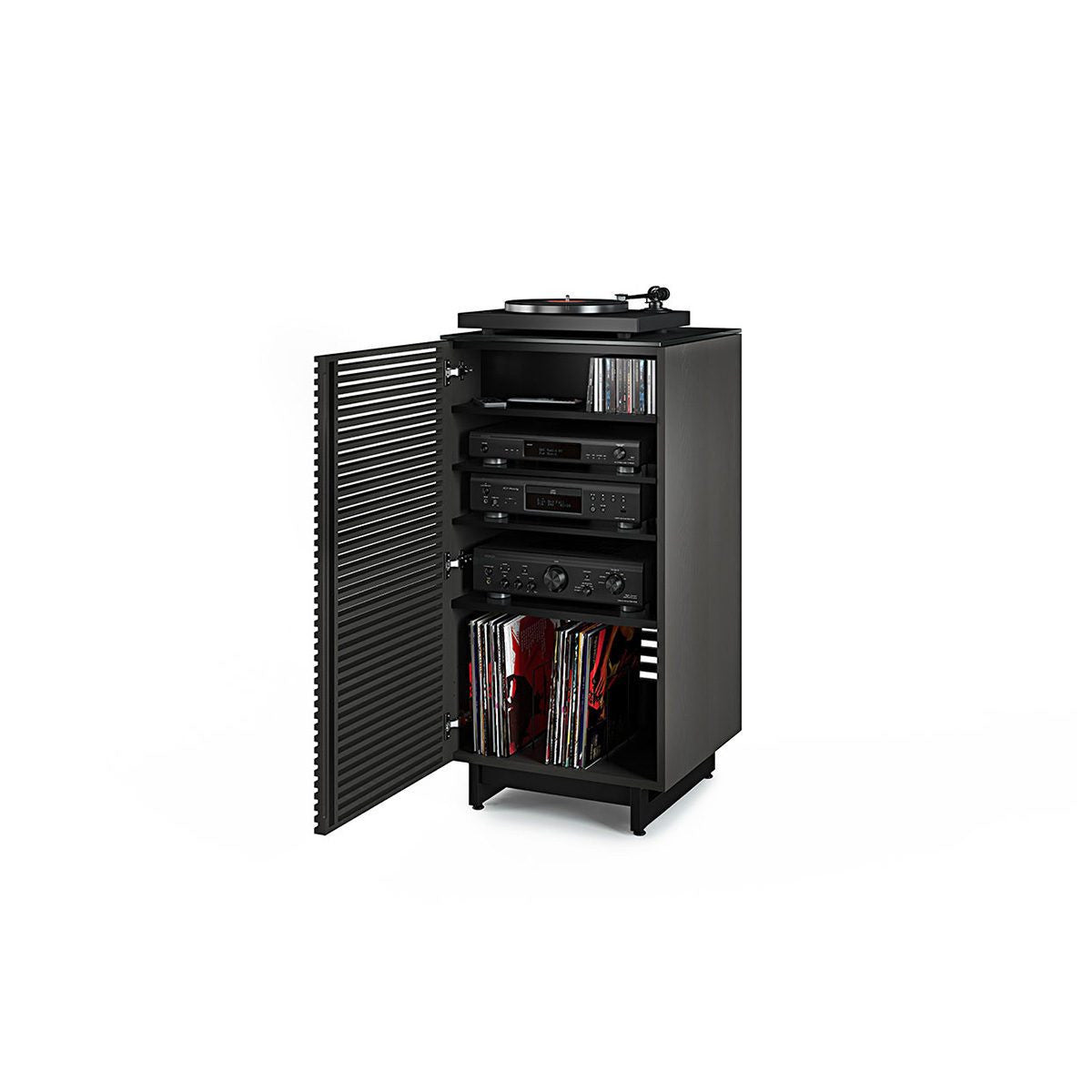BDi Corridor 8172 - Enclosed Audio Tower - 3 Finishes - Affordable Modern Furniture at By Design 