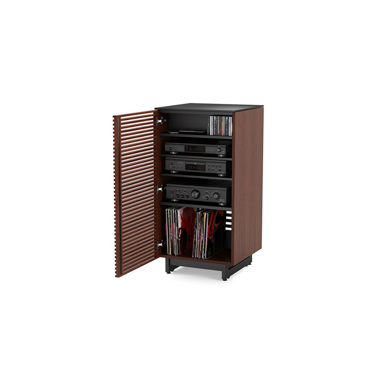 BDi Corridor 8172 - Enclosed Audio Tower - 3 Finishes - Affordable Modern Furniture at By Design 